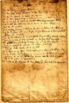 When I come to be old, Manuscrit de Jonathan Swift, 1699